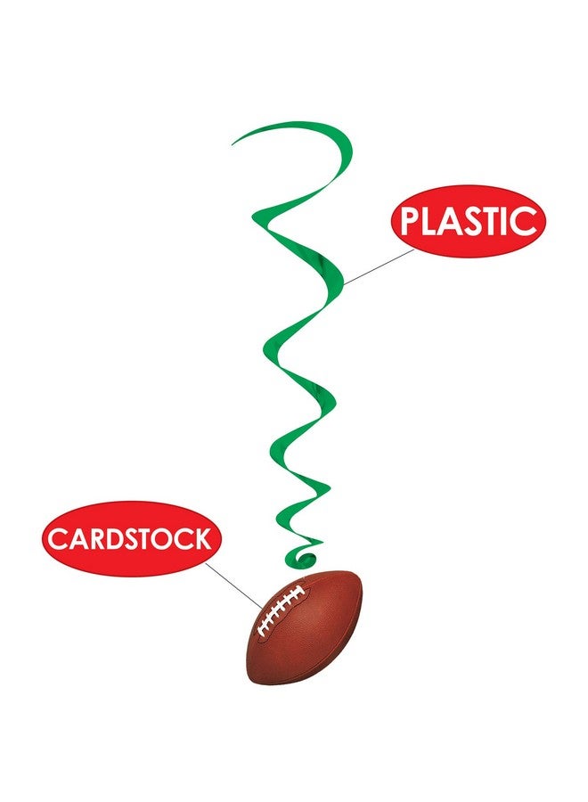 Beistle Football Whirls 5 Count - Image 4