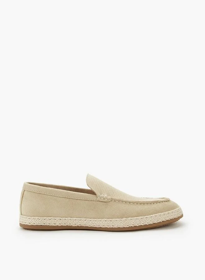 ببرمنة Men Textured Espadrille Loafers