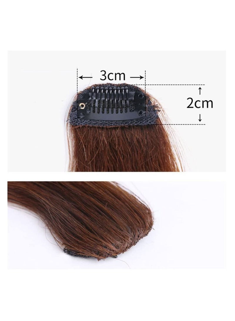 إستيل مقطع غير مرئي من الانفجارات الطويلة المستقيمة المصنوعة يدويًا في الانفجارات الجانبية شعر بشري بمظهر طبيعي وتمديد قطعة شعر أسود طبيعي - Image 3