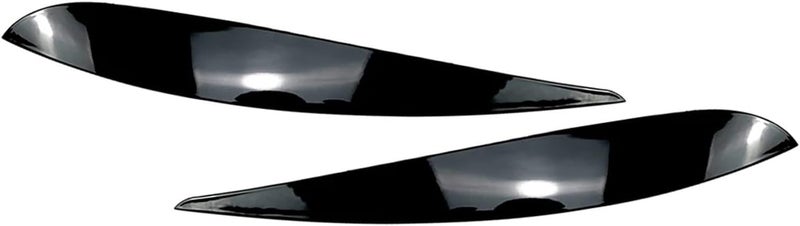 QASULER Car Headlight Eyebrow Trim for VW Polo 9N - Image 4