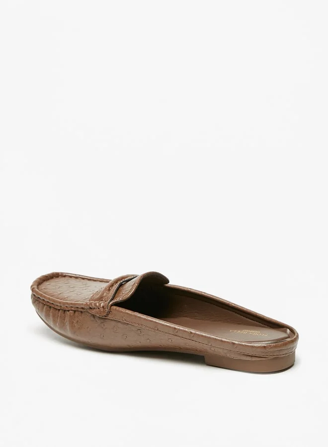 Flora Bella By Shoexpress Women's Textured Slip-On Mules