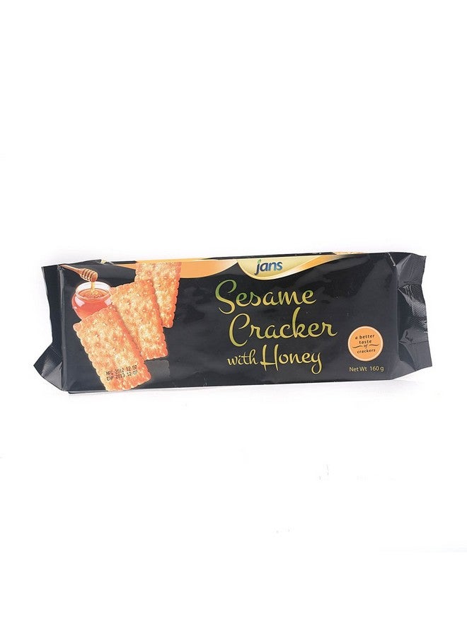 Jans Sesame Cracker with Honey 5.64 oz | Classic Recipe With Delicious Taste | Combination of Sesame Seeds and Honey | Made out of Wheat Flour | NO Cholesterol | NO Trans Fat (Pack of 8) - Image 1