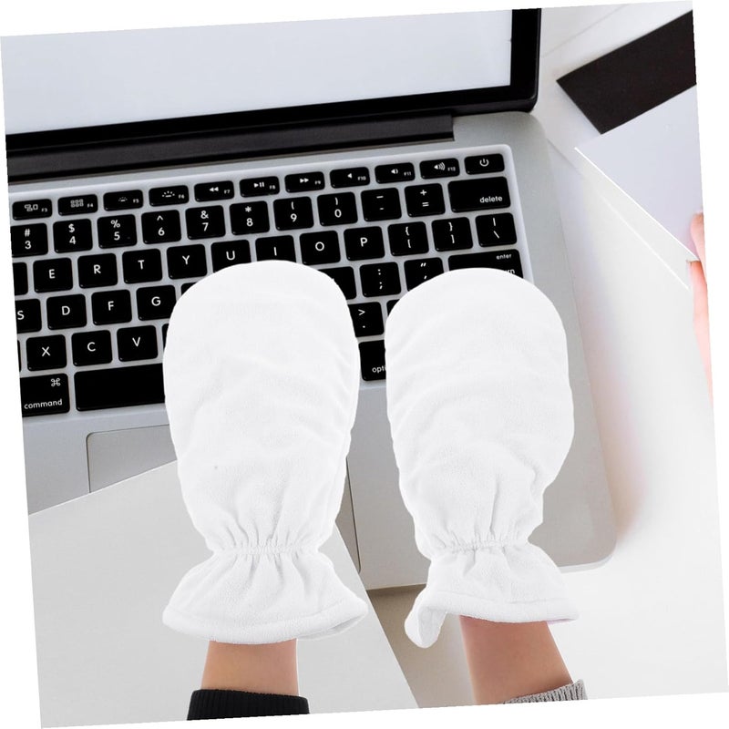 PRETYZOOM Wax Moistening Hand Gloves 1 Pair 30x15cm Thick Thermal Paraffin Hand Care Gloves for Spa Moisturizing Treatment and Supple Skin Conditioning at Home - Image 5