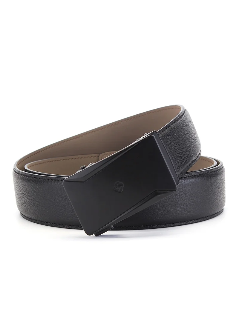 Samsonite Aamir Casual Auto Belt, Leather, Black|100% Leather|Automatic Buckle