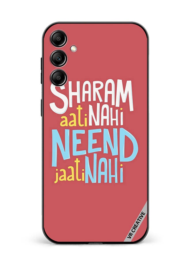VR CREATIVE Protective Case Cover For Samsung Galaxy M54 Sharam Ati Nahi Design Multicolour - Image 1