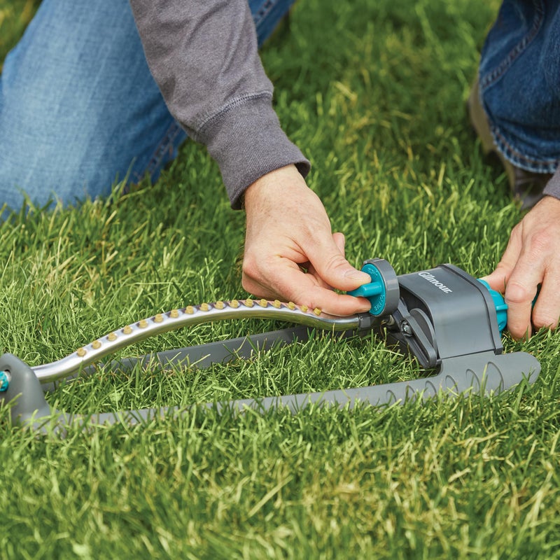 Gilmour Adjustable Rectangular Lawn Sprinkler, Water Sprinkler for Large Area Coverage, Hose Sprinkler for Lawn and Garden, Gray - Image 5