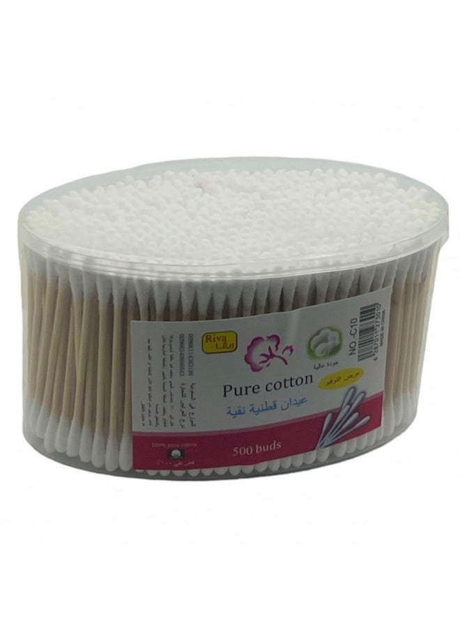 Pure Cotton Swabs 500 Buds