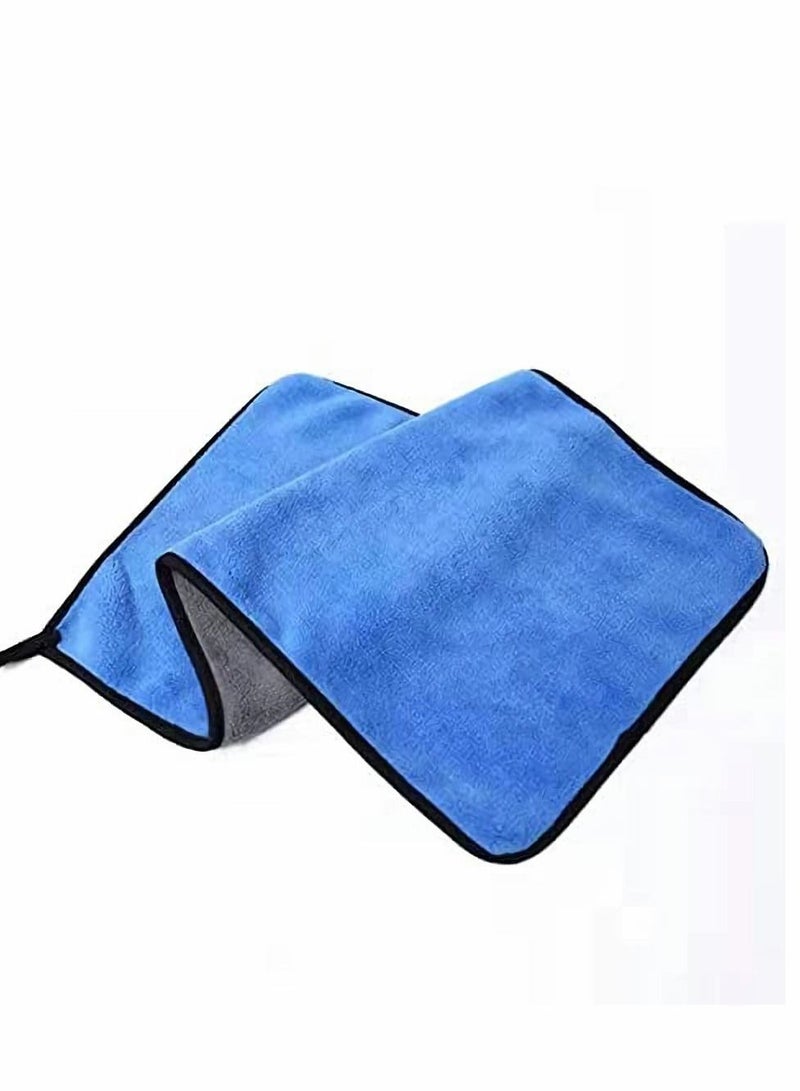 SYOSI Car wash Cleaning Supplies 3-Piece Set Premium Chenille Microfiber Washing Sponge-Washing Gloves-Washing Towel-no lint Scratches-Super Soft Cleaning Gloves with Handbag Gloves  - Image 2