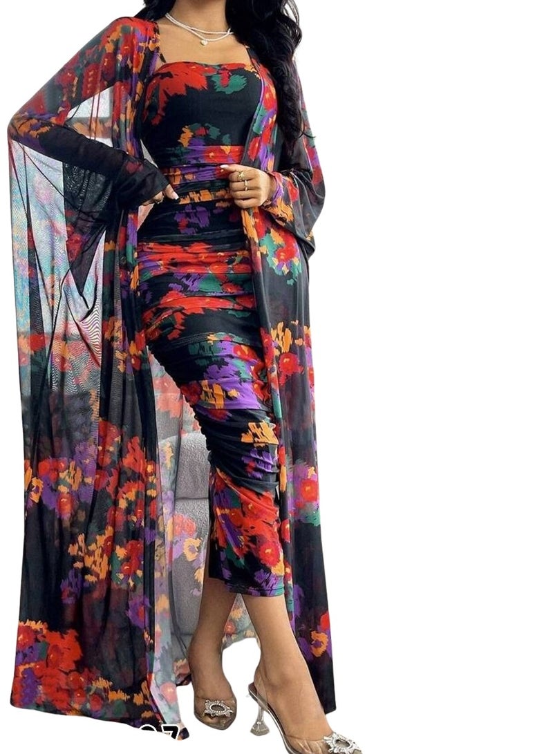 Women's Ultra Soft Buttery Chemise with Pure Tulle Robe - Luxuriously feminine and soft design - Sexy lingerie perfect for the bride or as a romantic gift - Image 1