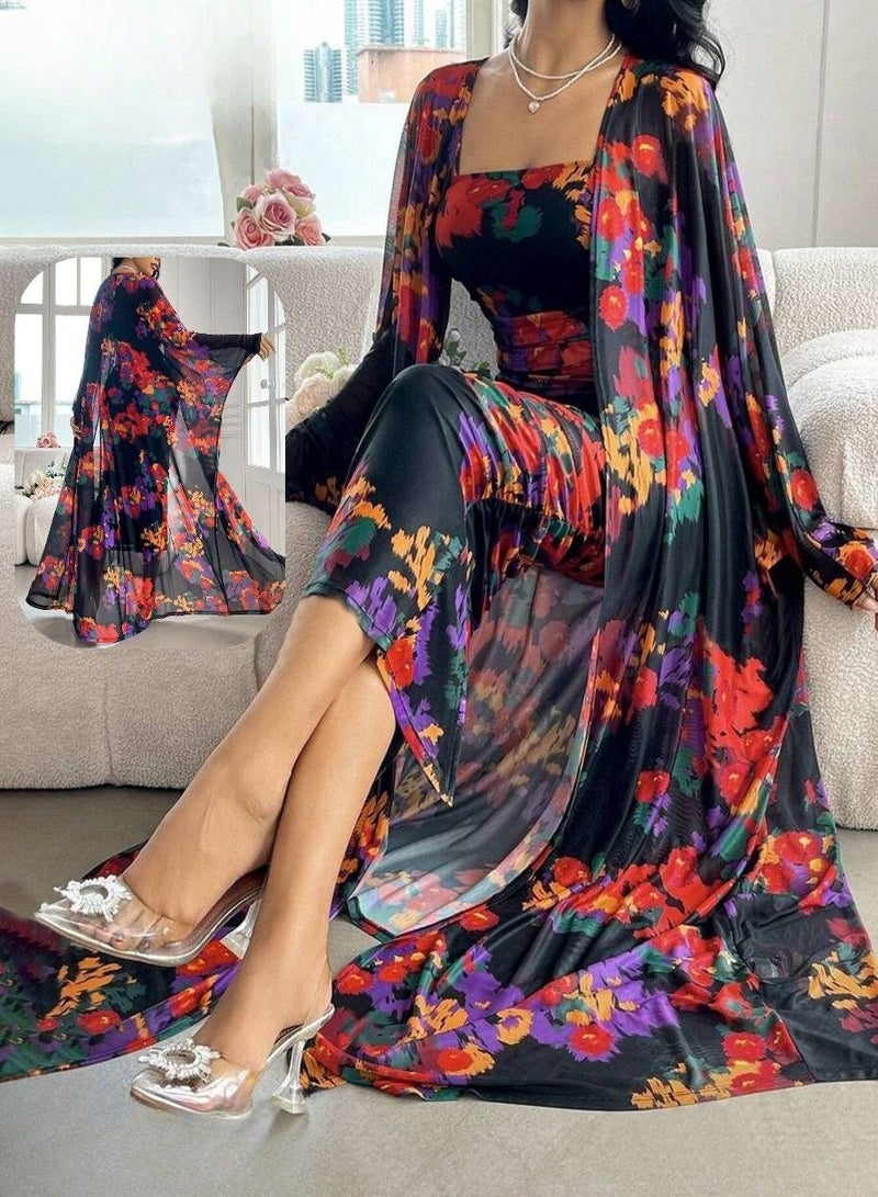 Women's Ultra Soft Buttery Chemise with Pure Tulle Robe - Luxuriously feminine and soft design - Sexy lingerie perfect for the bride or as a romantic gift - Image 3