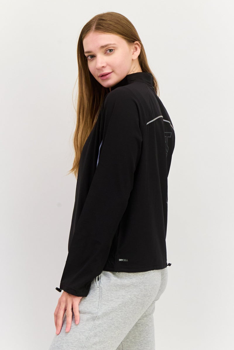 PUMA Women Sportswear Fit Brand Logo Running Jackets, Black - Image 4
