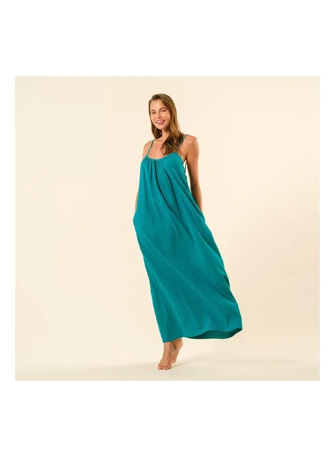 Tavas Strap Dress - Green