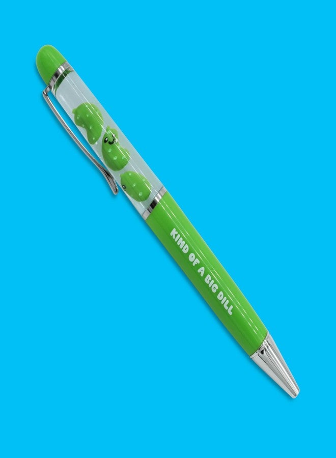 GOOFBALLS Novelty Floaty Pen - Funny Ink Pen with Floating Design, Unique Gift for Coworkers, Students, or Office Desk Fun - Pickle - Image 5