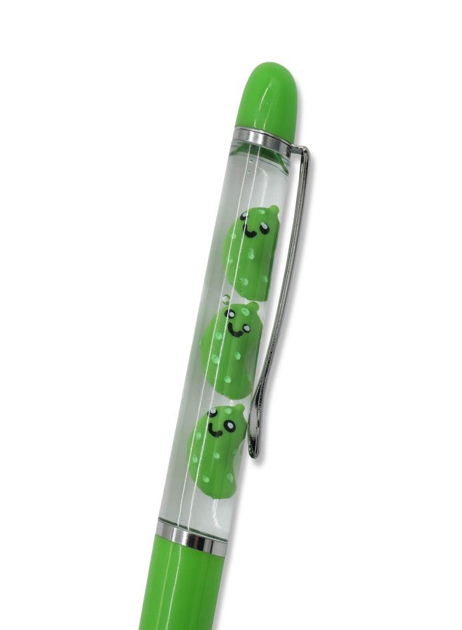 GOOFBALLS Novelty Floaty Pen - Funny Ink Pen with Floating Design, Unique Gift for Coworkers, Students, or Office Desk Fun - Pickle - Image 2