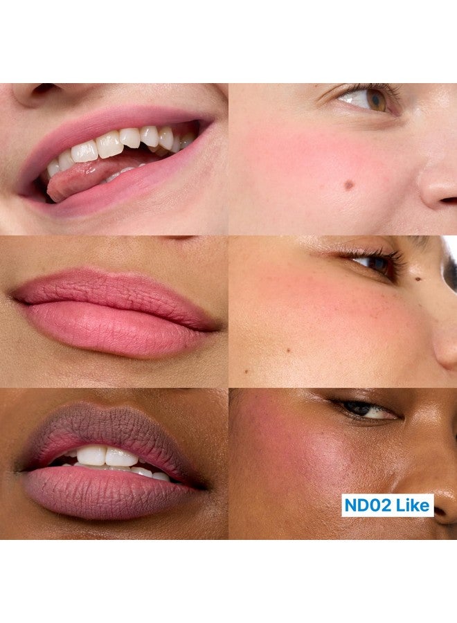 fwee fwee Blurry Pudding Pot | Airbrushed Blush & Lip, Buildable Pigment, Long-lasting, Lightweight, Easy to Blend, Natural Soft Matte Finish - Like (Light Pink) | 0.17 oz - Image 1