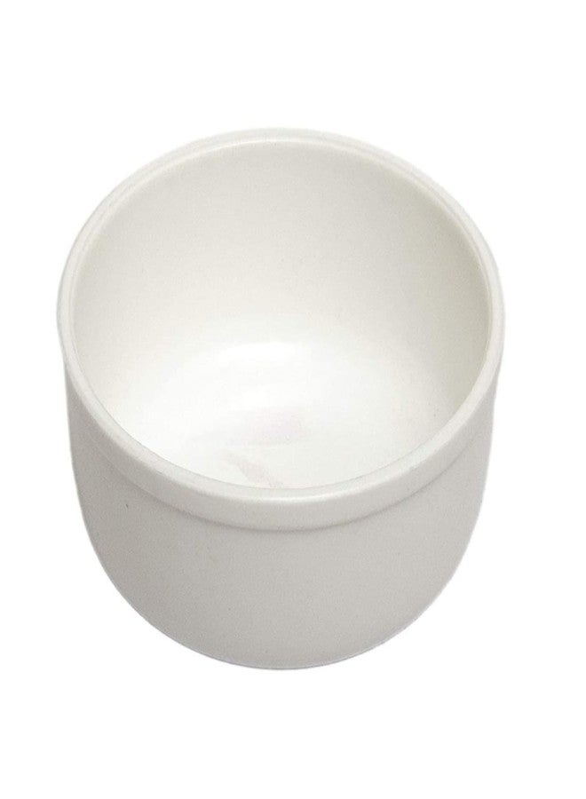 Homenique Round Serving Bowls Set | 100 ml Melamine Katoris for Dinner/Lunch | Lightweight & Stackable | Ideal for Soup Curry Dal Dessert Pudding Ice Cream | White 8 Pcs - Image 2