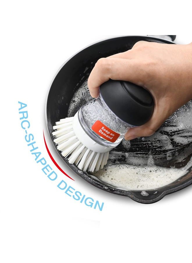 Pamrack Palm Brush Refill for OXO Good Grips Soap Dispensing Palm Brush, 4 Pack Soap Dispensing Palm Brush Refills, Palm Brush Replacement Head, Palm Brush Refill Head - Image 3