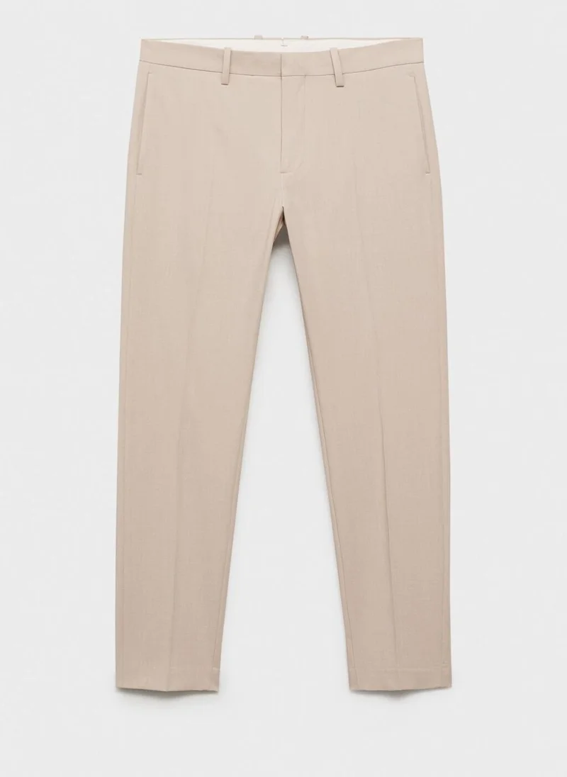 Mango Man Casual Slim-Fit Pants