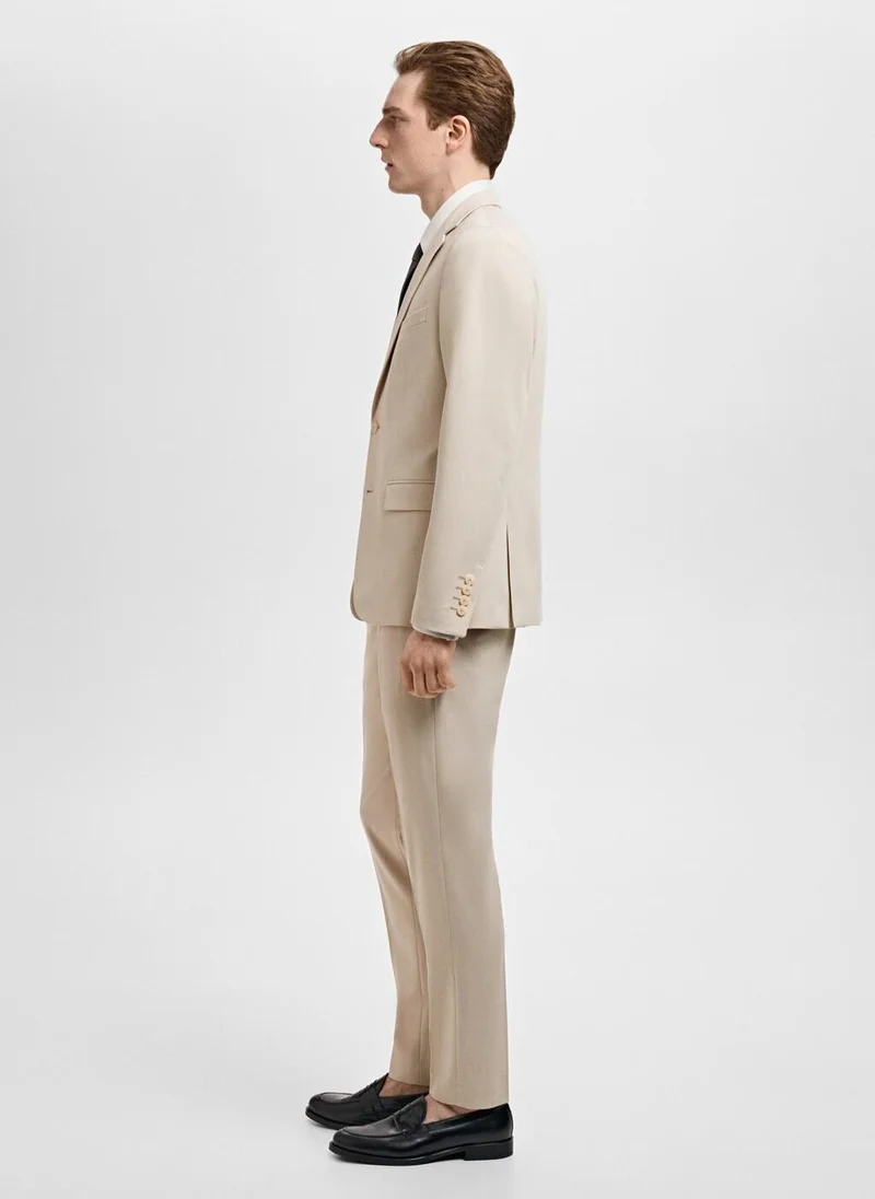 Mango Man Casual Slim-Fit Pants