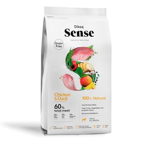Dibaq Sense Chicken & Duck Hypoallergenic Adult All Breeds Dog Food Pellet, 2Kg - Image 1