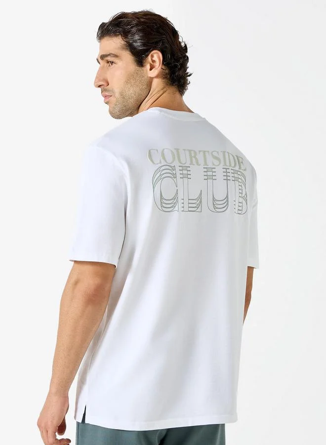 ADOT by Splash Graphic Print T-shirt with Short Sleeves