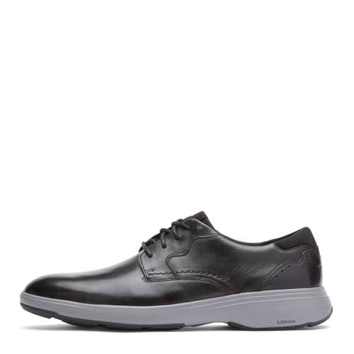 Rockport Men's Noah Plain Toe, Black, 9 M - Image 4
