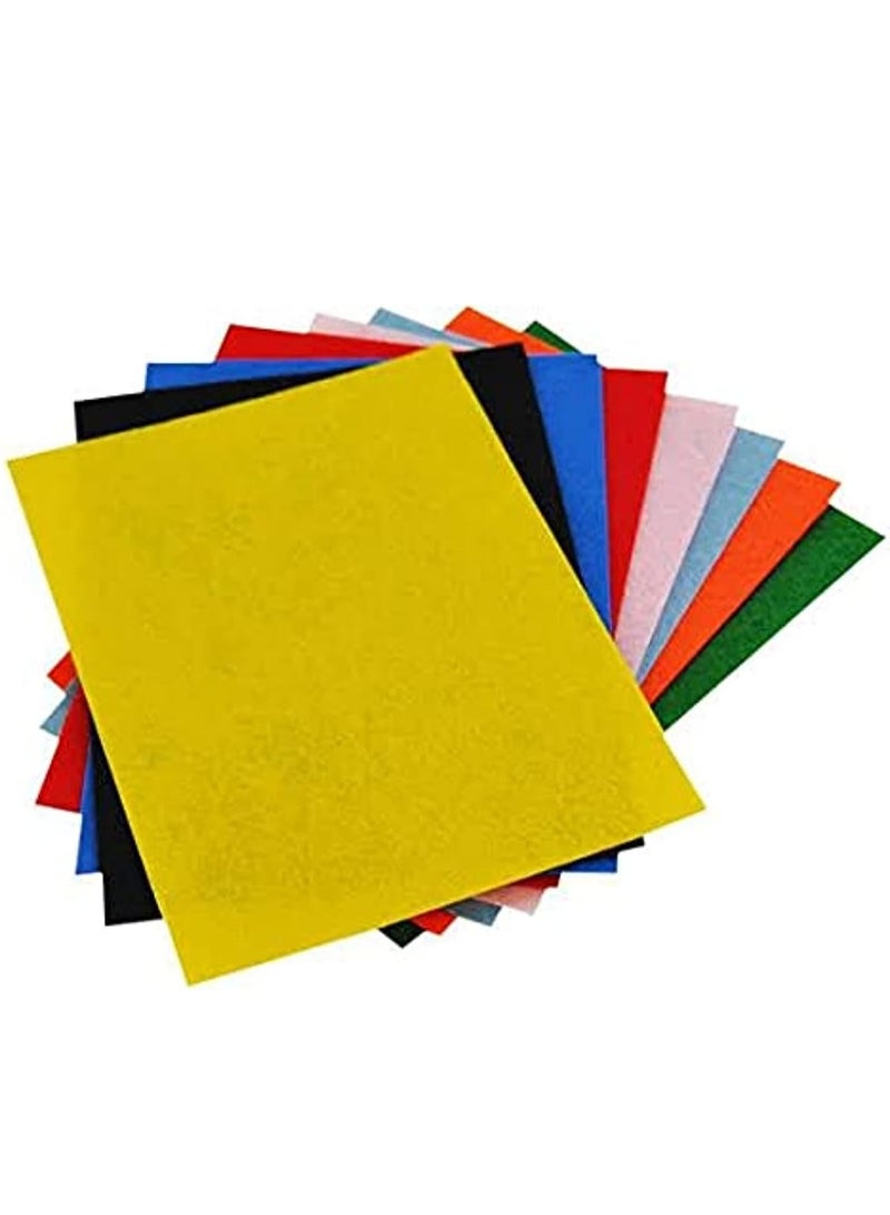 A4 Felt 10 Sheets Multicolor - Image 1
