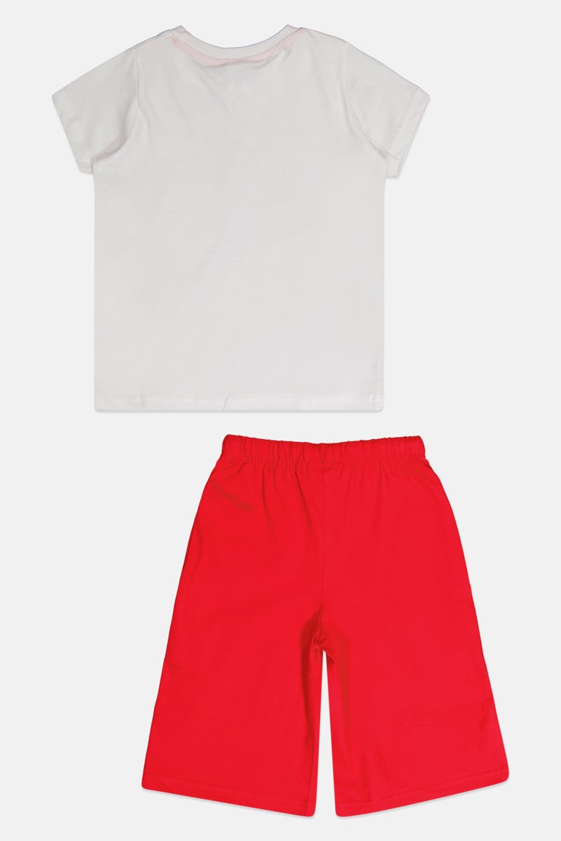 Disney طقم تي شيرت وشورت بأكمام قصيرة للأطفال الأولاد 2 قطعة، ميكي وأصدقائه، متعدد الألوان - Image 2