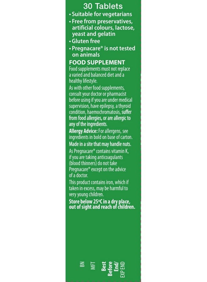 Pregnacare Vitabiotics - Pregnacare - Original - 30 Tablets - Image 4