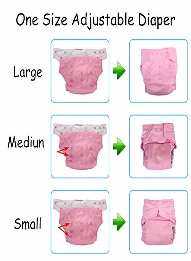 Crawl'in Baby Cloth Diaper Pants Adjustable Reusable Washable Printed Button Diaper for Babies/Infants/Toddlers (Age 0 to 2 Years) (Assorted Colours & Prints) - Image 2