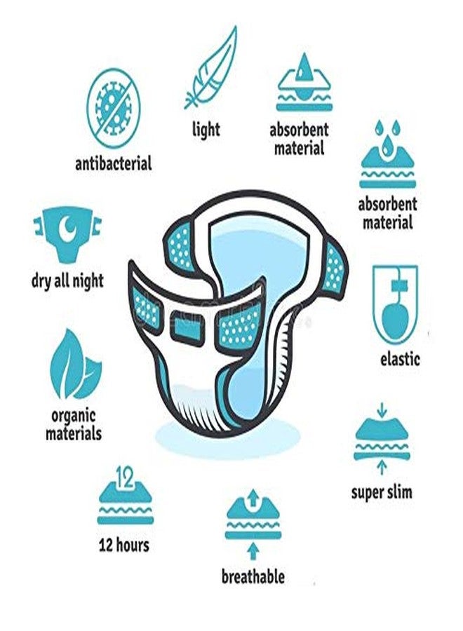 Crawl'in Baby Cloth Diaper Pants Adjustable Reusable Washable Printed Button Diaper for Babies/Infants/Toddlers (Age 0 to 2 Years) (Assorted Colours & Prints) - Image 4