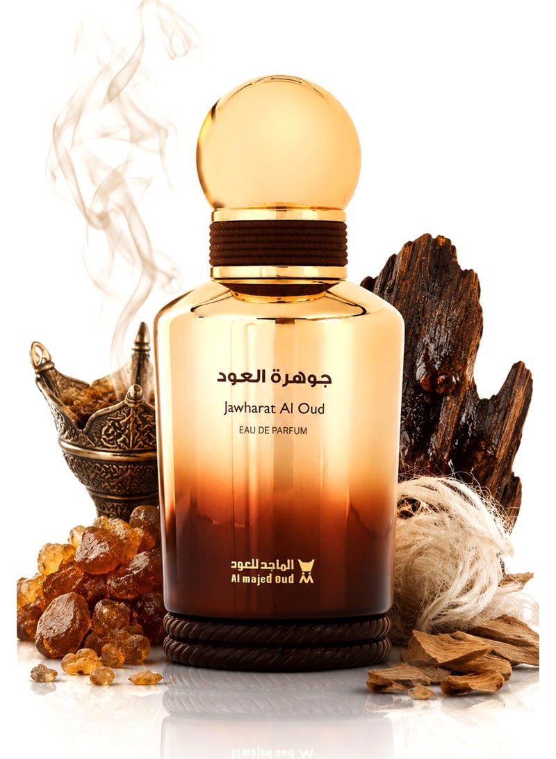 Al Majed Oud Classic Jawharat Al Oud Eau De Parfum 100ml | Luxury Unisex Oud Perfume with Incense, Musk & Cashmere Wood | Long Lasting Signature Fragrance - Image 1