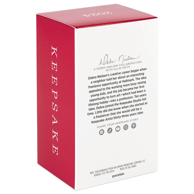 Hallmark Keepsake هولمارك تذكار عيد الميلاد زخرفة 2024 منزل جديد من الخزف المنزل الهدايا - Image 4