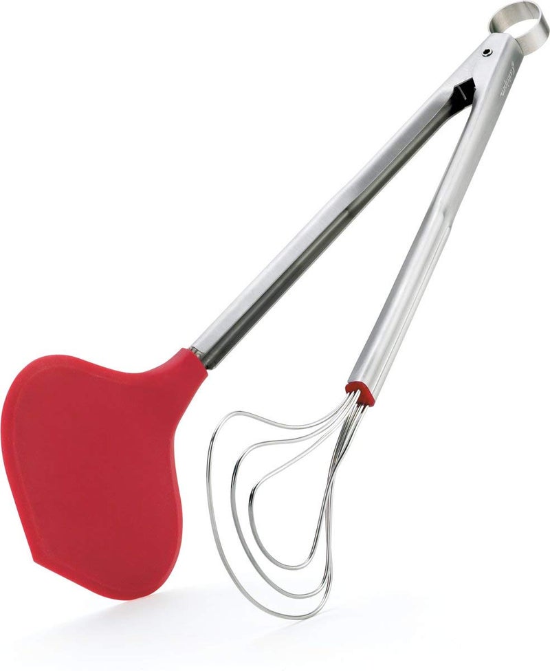 Cuisipro 145 Inch Fish Tongs Red