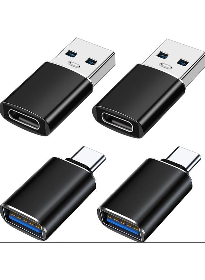 4 PCS USB C Female To A Male Adapter OTG Converter For iPhone 16 15 14 13 Pro Max - Image 1