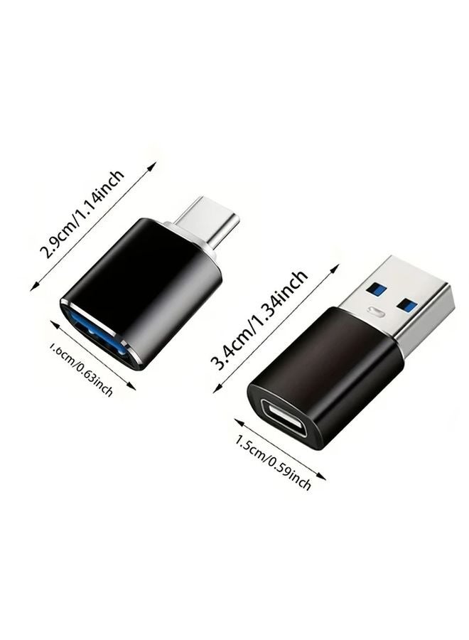 4 PCS USB C Female To A Male Adapter OTG Converter For iPhone 16 15 14 13 Pro Max - Image 3