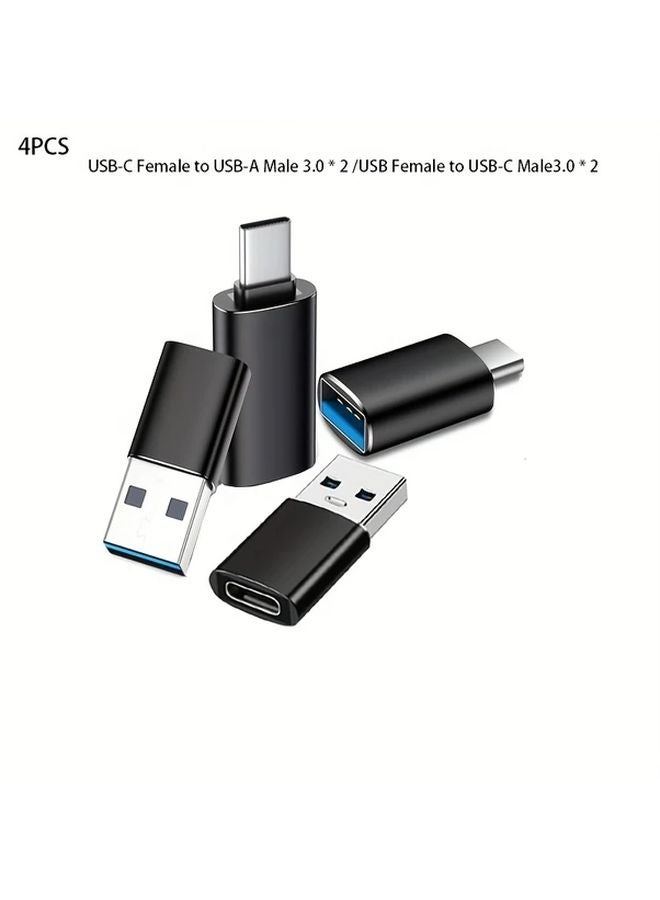 4 PCS USB C Female To A Male Adapter OTG Converter For iPhone 16 15 14 13 Pro Max - Image 2