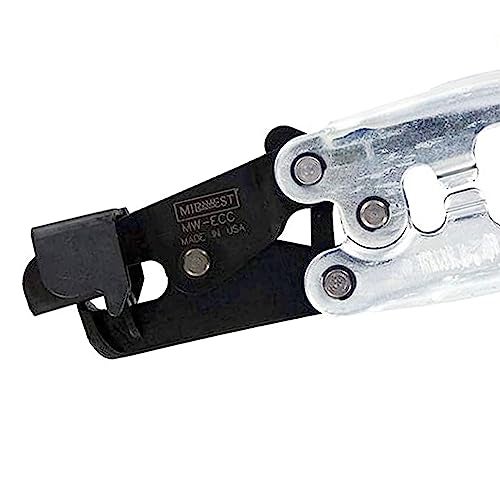 Midwest Snips MIDWEST Gutter End Cap Crimper - End-Cap to Gutter Tempered Steel Crimper, Made in the USA - MW-ECC - Image 2