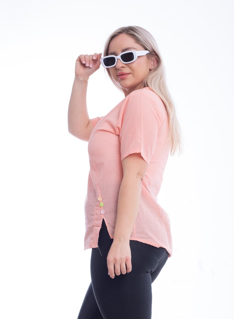 بيبو بلوزه 1/2 كم  ساده - Image 2