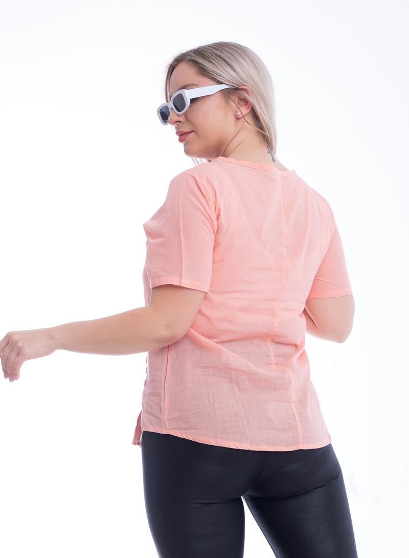 بيبو بلوزه 1/2 كم  ساده - Image 3