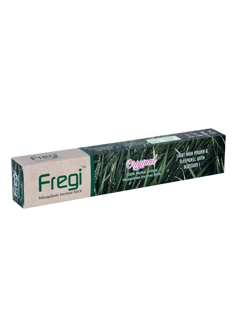 Fregi Fregi Mosquito Agarbatti Natural Mosquito Repellent Incense Sticks 100 Natural ChemicalFree and EcoFriendly Low Smoke Output 12 Pouches 12 Sticks Each 1  - Image 1