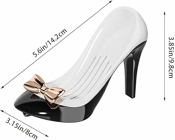 NETZILLA NAVA PAVA High Heels Soap Box,New Self Draining Soap Dish, High Heel Shoe Shaped Soap Box, Bar Soap Holder Keep Dry for Shower, Great for Bathroom Kitchen - Image 2