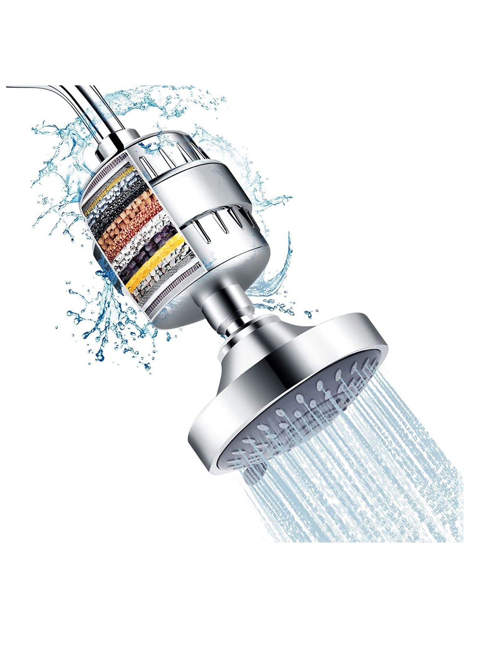 Womdee Shower Head With 15 Stage Shower Filter Womdee High Pressure ...