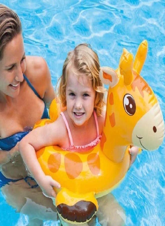 Confidence Inflatable Animal Shape Swim Pool Water Float Ring Tube for Kids Swimming Safety Seat Boat Swimming Ring for Toddlers Infant Pack of 1 (Cartoon Swim Ring 3) - Image 2