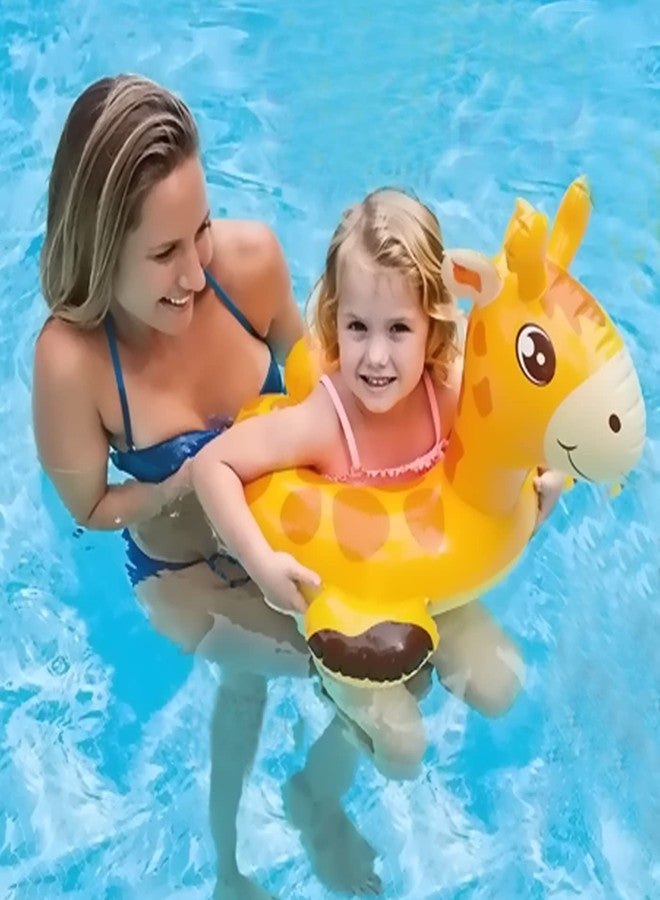 Confidence Inflatable Animal Shape Swim Pool Water Float Ring Tube for Kids Swimming Safety Seat Boat Swimming Ring for Toddlers Infant Pack of 1 (Cartoon Swim Ring 3) - Image 5