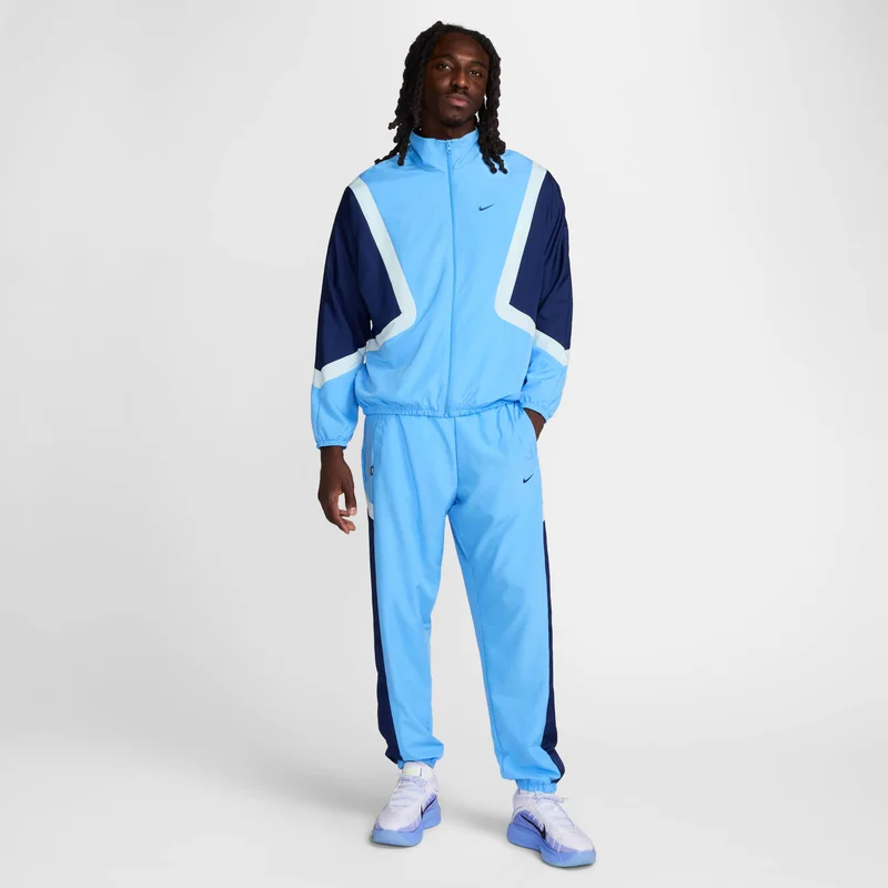 Nike light blue and navy Men's Icon Dri-FIT Basketball Pants for Men | Best Price UAE