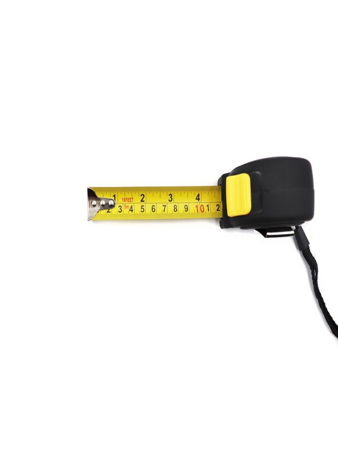 cSeao Steel Retractable Tape Measure, Easy Read, 16 ft / 5M, Black - Image 2
