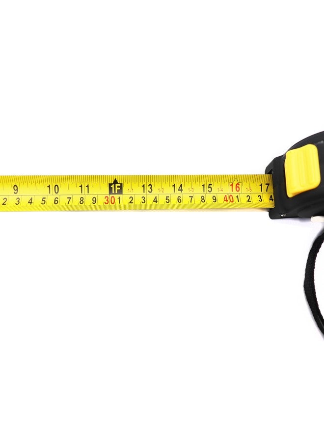 cSeao Steel Retractable Tape Measure, Easy Read, 16 ft / 5M, Black - Image 5