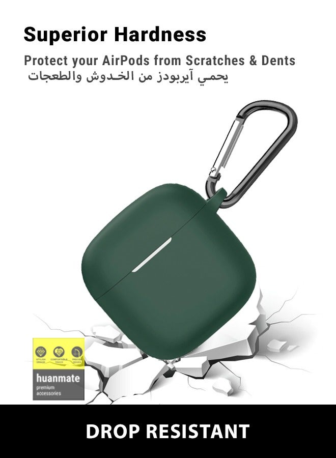 huanmate Stylish Silicone Case Cover For Huawei FreeBuds SE 2/SE 3 Green - Image 4