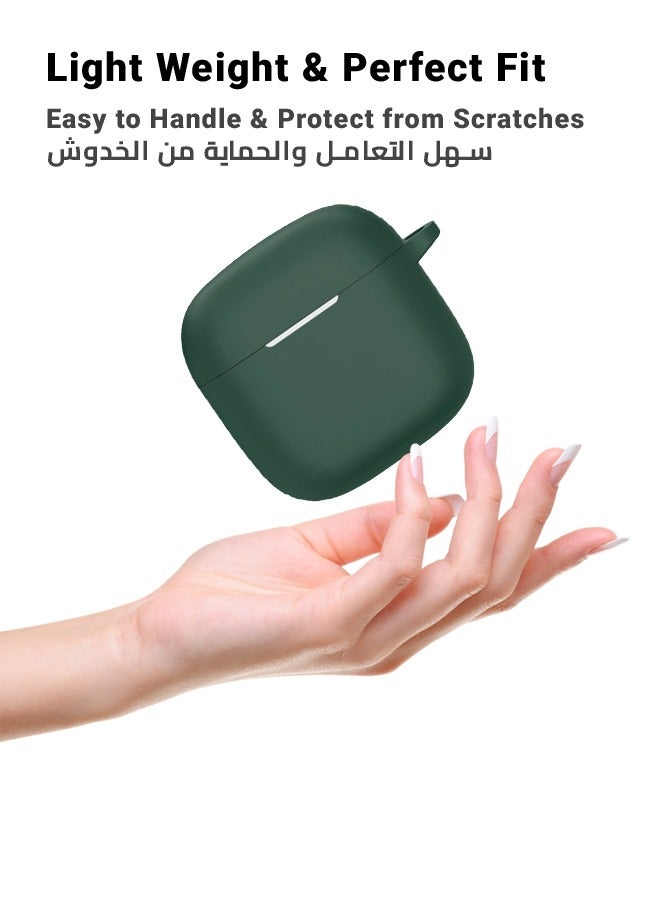 huanmate Stylish Silicone Case Cover For Huawei FreeBuds SE 2/SE 3 Green - Image 3